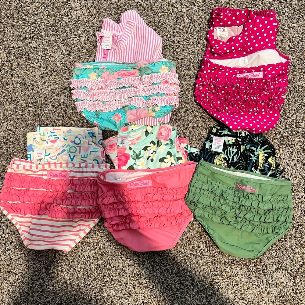 Girls Rufflebutts Swimsuits